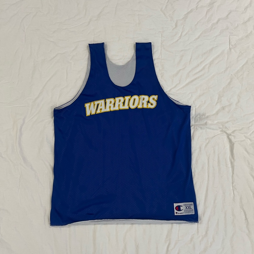 Vintage Golden State Warriors Basketball-NBA Champion Warm Up Jersey Size XXL.